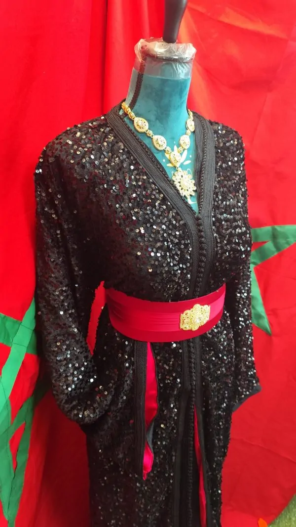 caftan marocain neuf grande taille doublé — photo 5