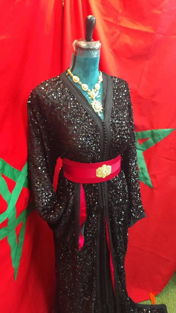 caftan marocain neuf grande taille doublé — photo 3