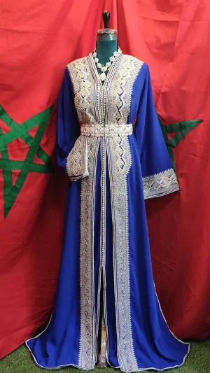 قفطان مغربي جديد مبطن