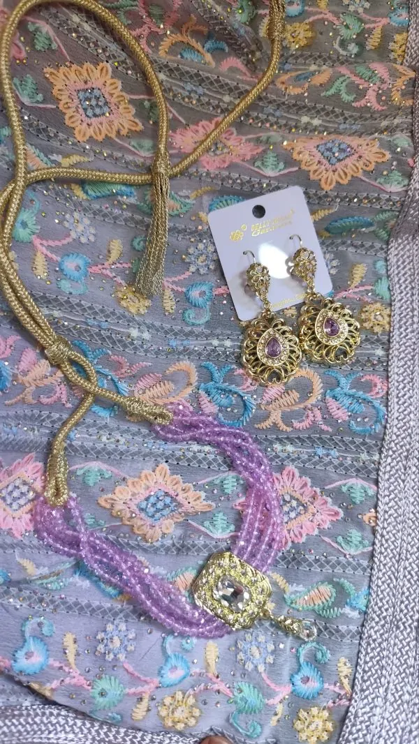 caftan marocain neuf sari plus accessoires — photo 2