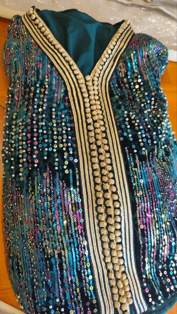 caftan marocain neuf avec accessoires