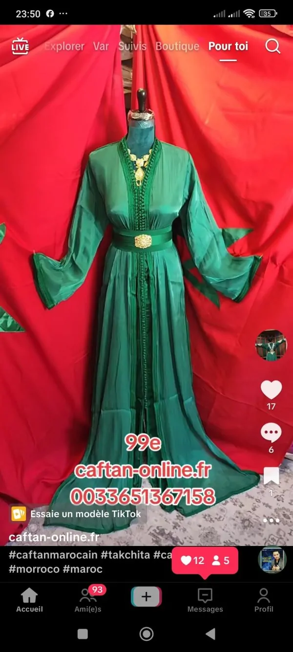 3 Caftan plus ceinture — photo 3