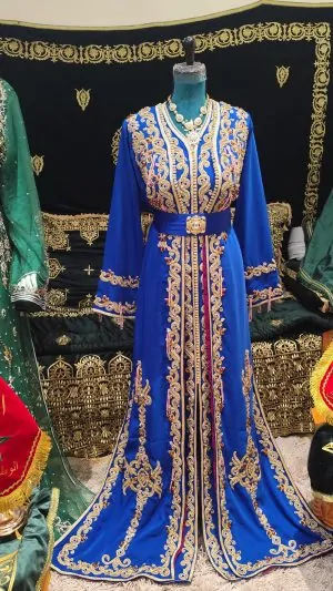 قفطان مغربي جديد مبطن