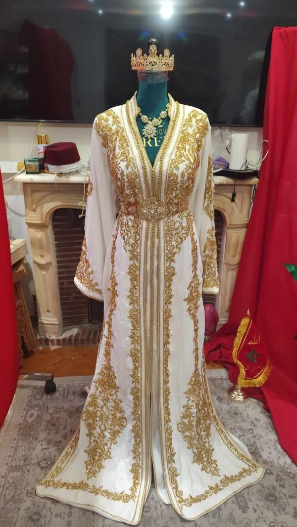 caftan marocain neuf doublé — photo 4