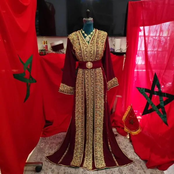 caftan marocain neuf doublé — photo 8