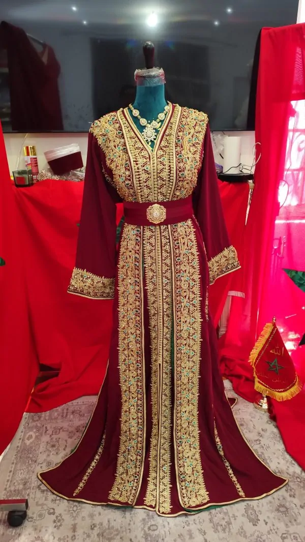 caftan marocain neuf doublé — photo 9