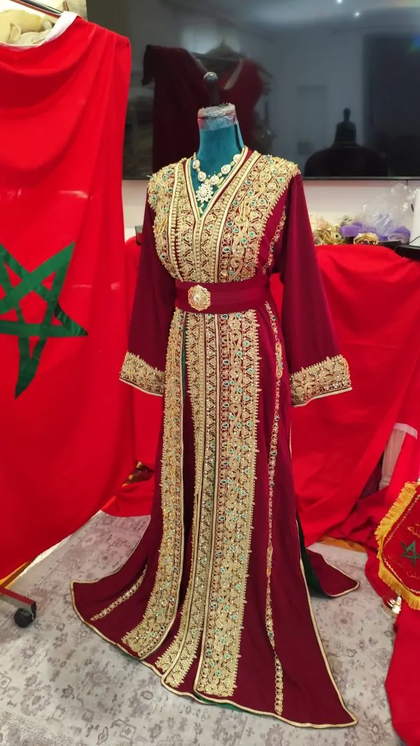 caftan marocain neuf doublé — photo 3