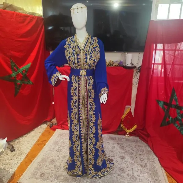 Nieuwe gevoerde Marokkaanse kaftan — photo 13