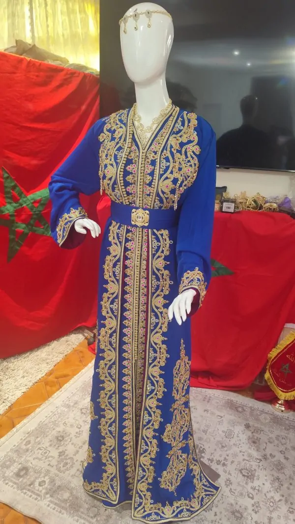 Nieuwe gevoerde Marokkaanse kaftan — photo 10
