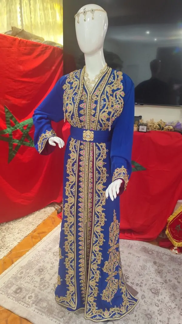 Nieuwe gevoerde Marokkaanse kaftan — photo 8