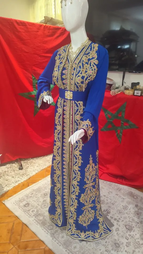 Nieuwe gevoerde Marokkaanse kaftan — photo 2