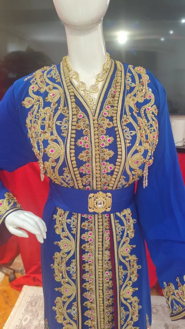 Nieuwe gevoerde Marokkaanse kaftan — photo 11