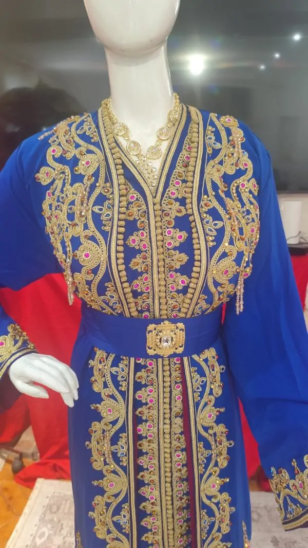 Nieuwe gevoerde Marokkaanse kaftan — photo 9