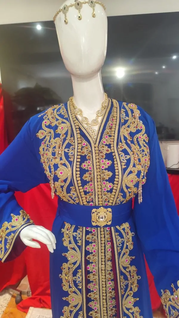Nieuwe gevoerde Marokkaanse kaftan — photo 7