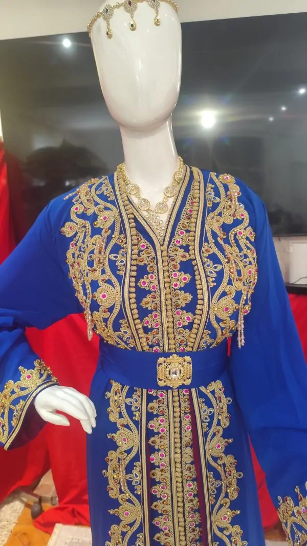 Nieuwe gevoerde Marokkaanse kaftan — photo 5