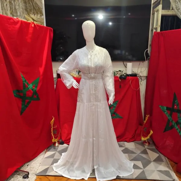 caftan marocain neuf avec ceinture — photo 15