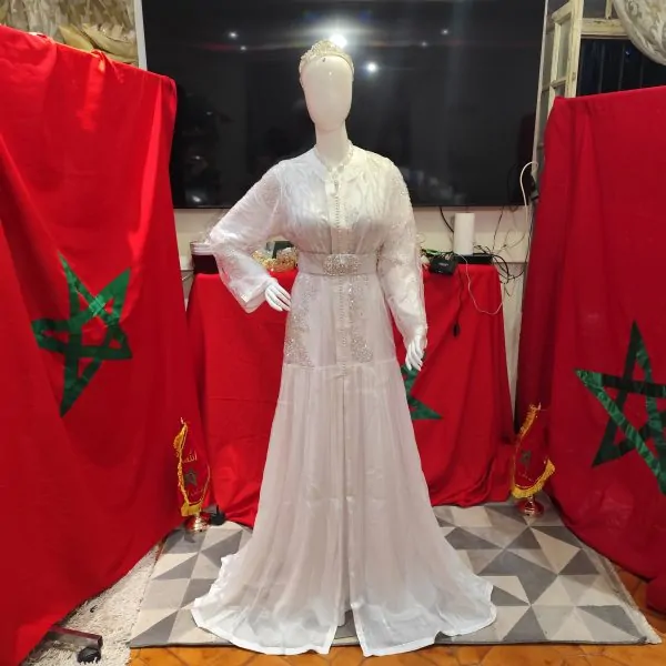 caftan marocain neuf avec ceinture — photo 19