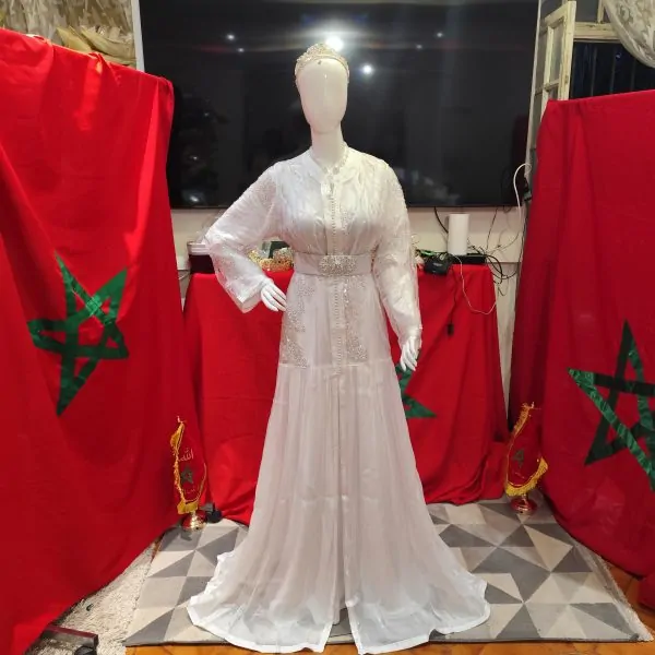caftan marocain neuf avec ceinture — photo 17
