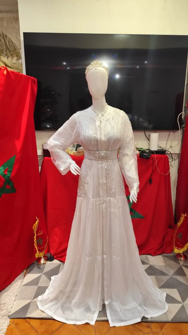 caftan marocain neuf avec ceinture — photo 5