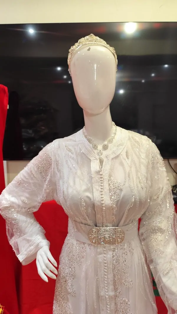 caftan marocain neuf avec ceinture — photo 9