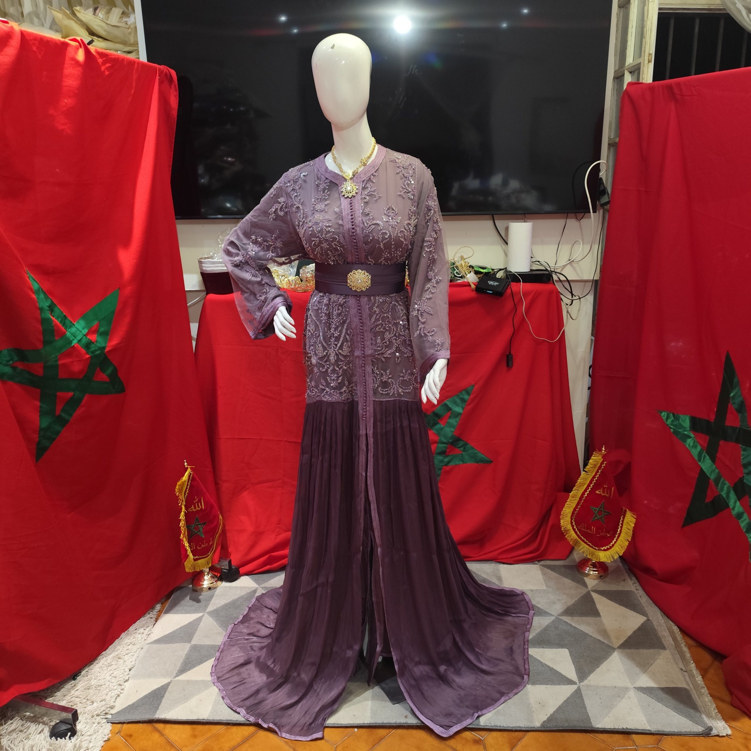 caftan marocain neuf avec ceinture – Image 14