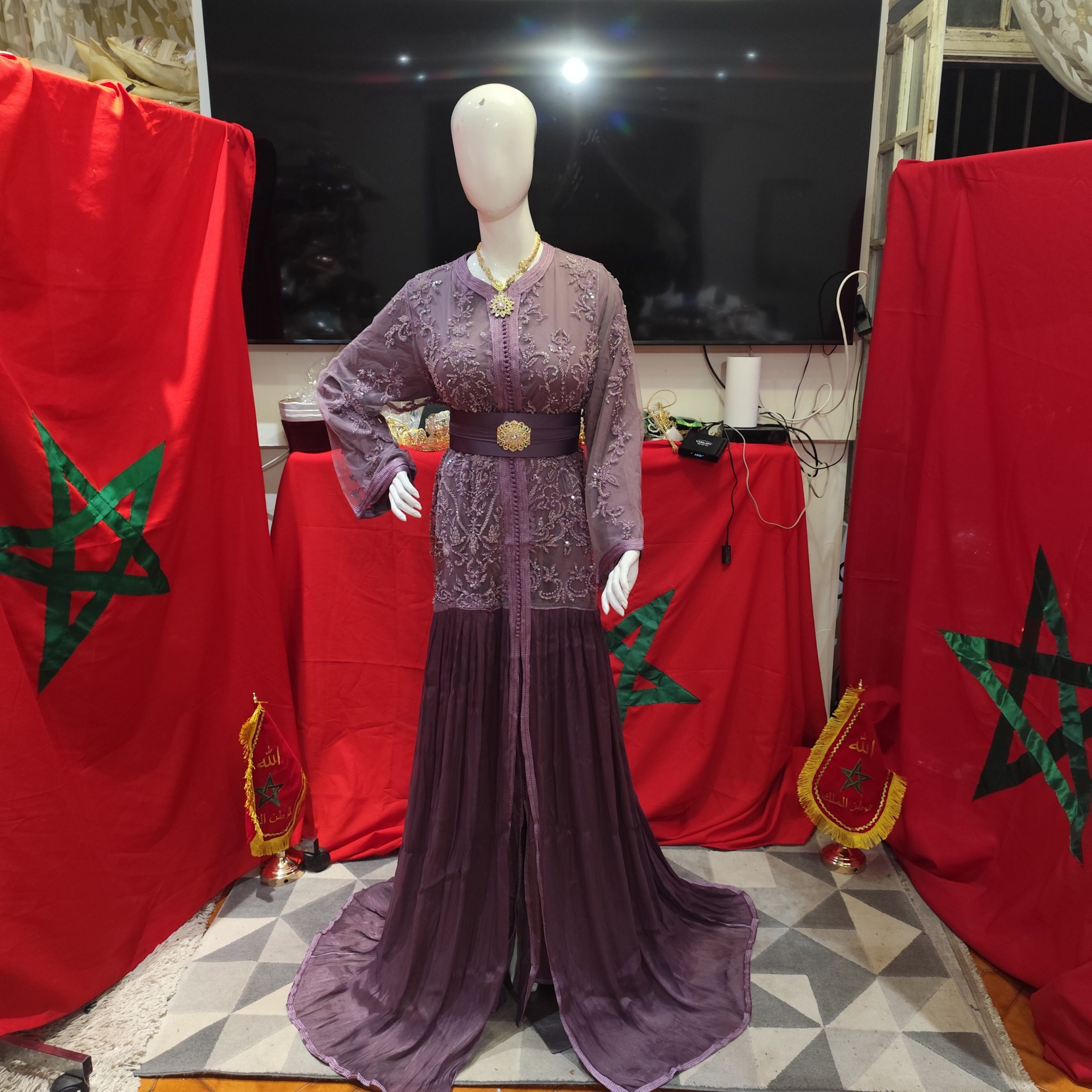 caftan marocain neuf avec ceinture – Image 15
