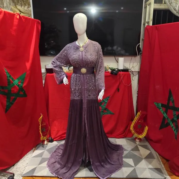 قفطان مغربي جديد مع حزام — photo 13