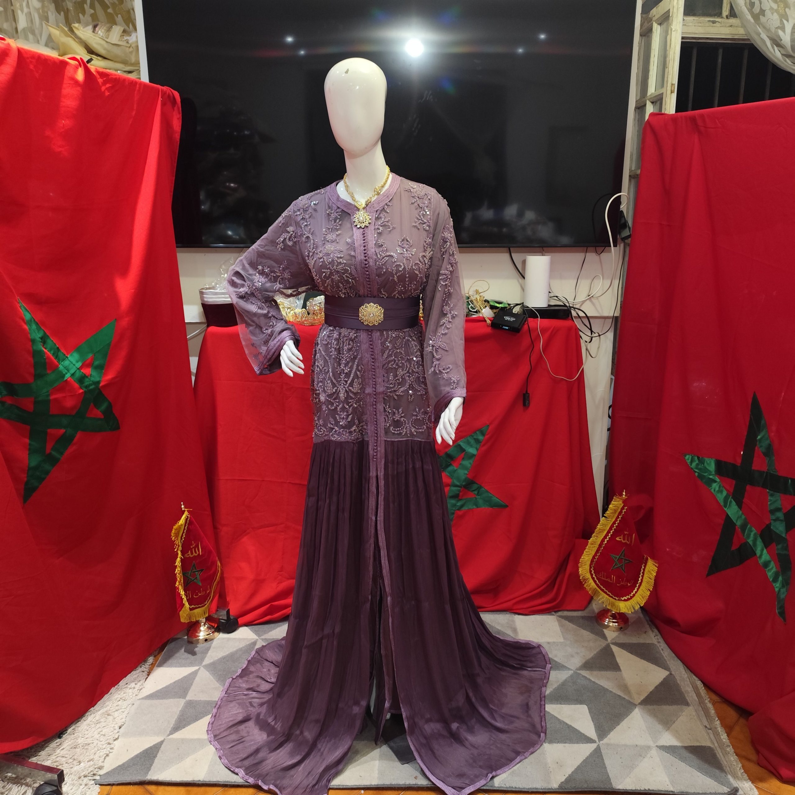 caftan marocain neuf avec ceinture – Image 13
