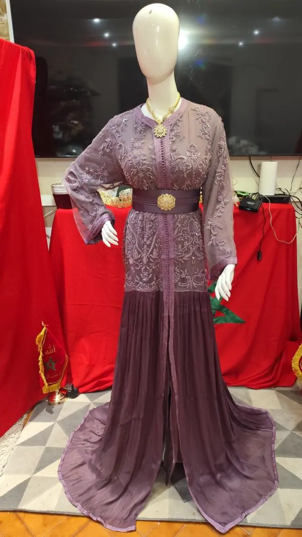 قفطان مغربي جديد مع حزام — photo 12