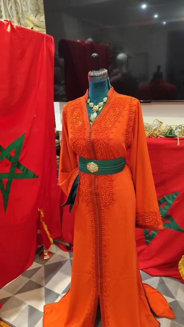 caftan marocain neuf doublé — photo 4