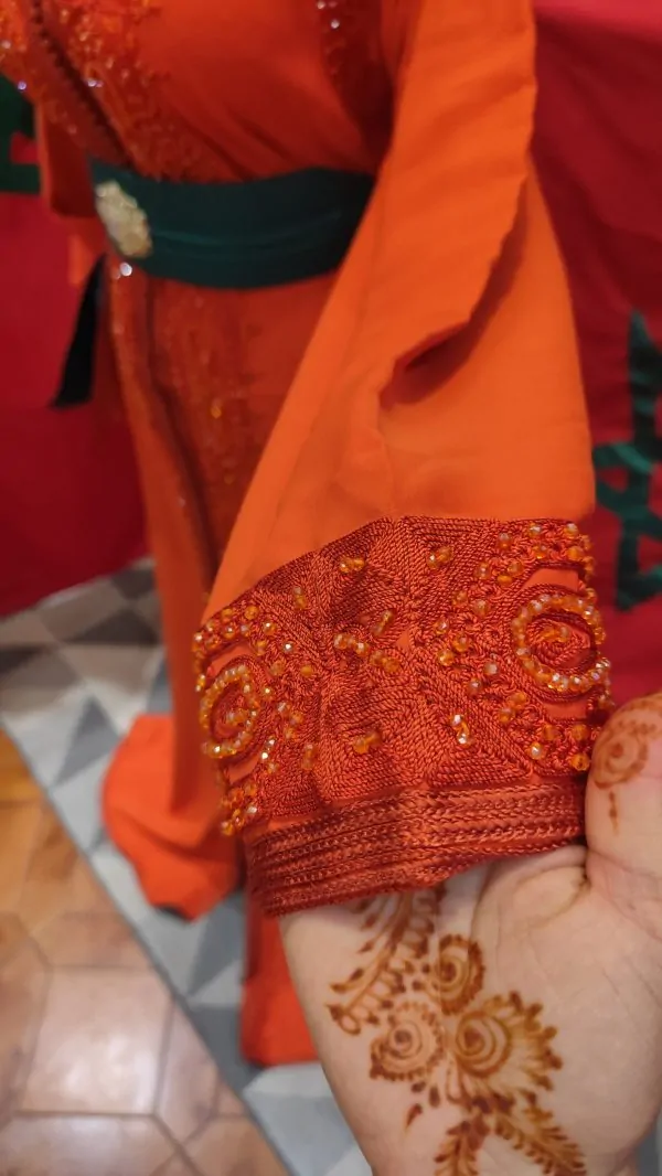 caftan marocain neuf doublé — photo 9