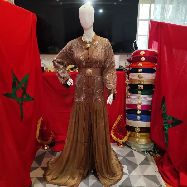 caftan marocain neuf avec ceinture — photo 15