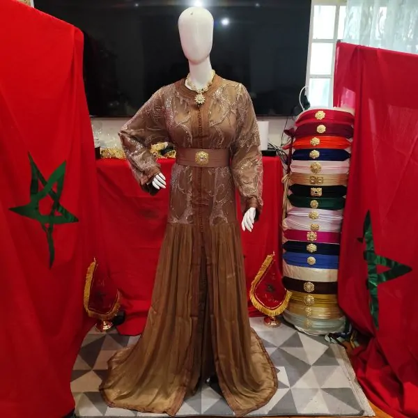 caftan marocain neuf avec ceinture — photo 5