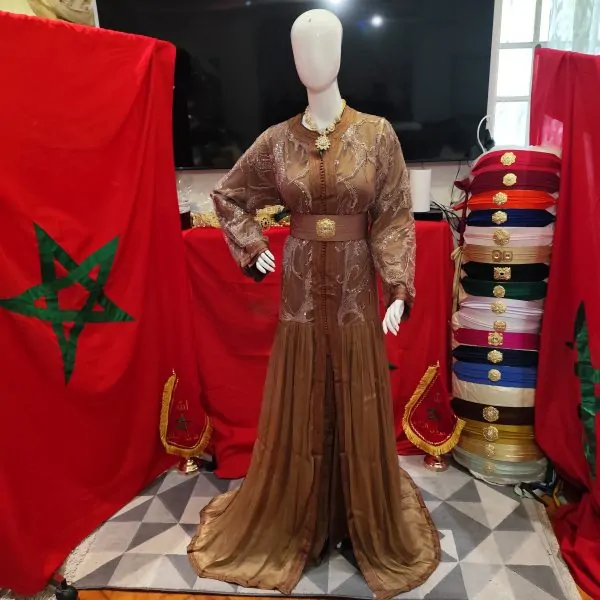 caftan marocain neuf avec ceinture — photo 14