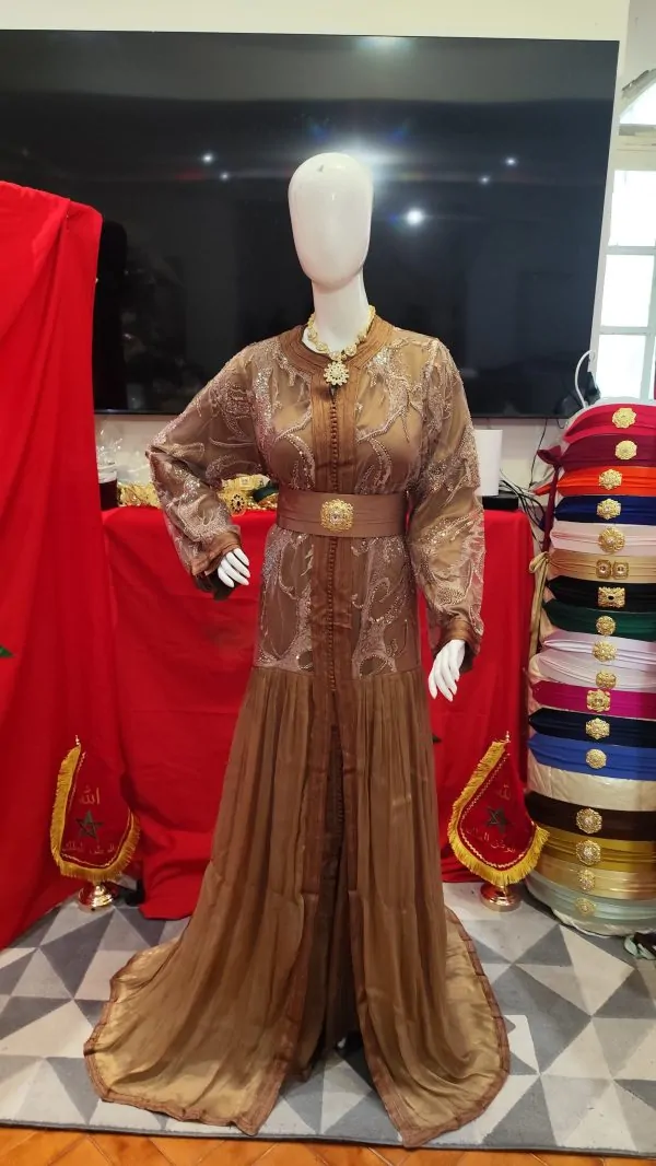caftan marocain neuf avec ceinture — photo 13