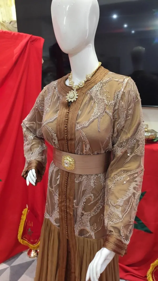 caftan marocain neuf avec ceinture — photo 11
