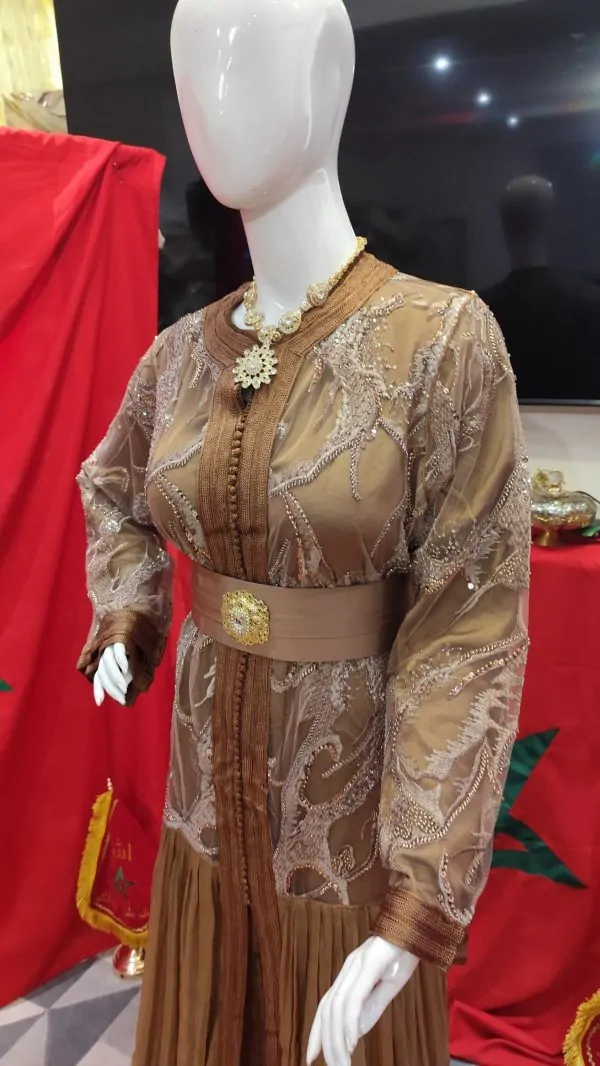 caftan marocain neuf avec ceinture — photo 10