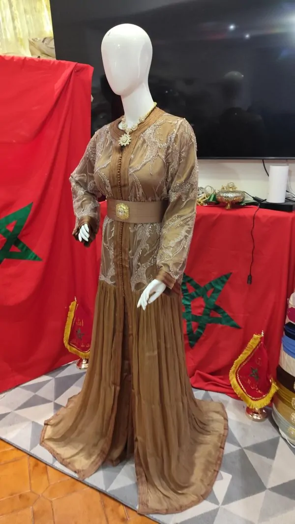 caftan marocain neuf avec ceinture — photo 9
