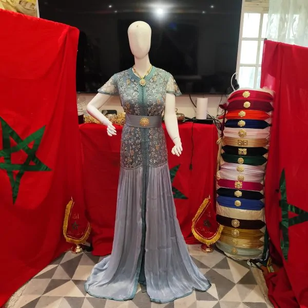 caftan marocain neuf avec ceinture — photo 11