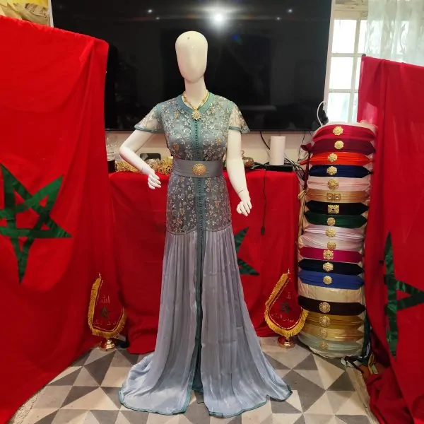 caftan marocain neuf avec ceinture — photo 10