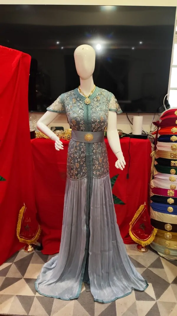 caftan marocain neuf avec ceinture — photo 9