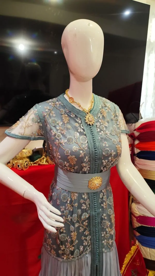 caftan marocain neuf avec ceinture — photo 6