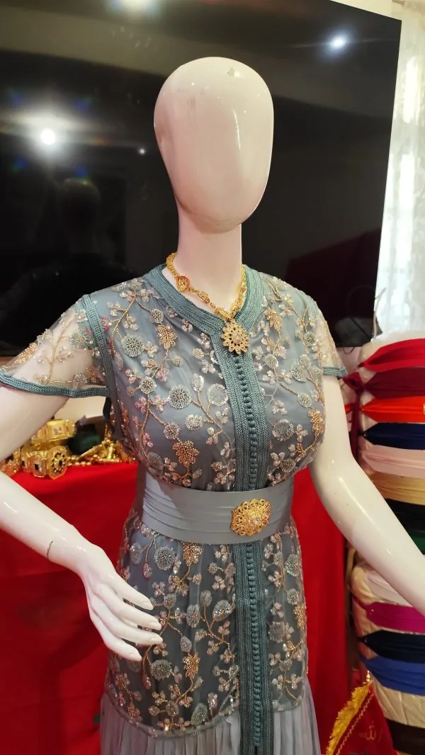 caftan marocain neuf avec ceinture — photo 7