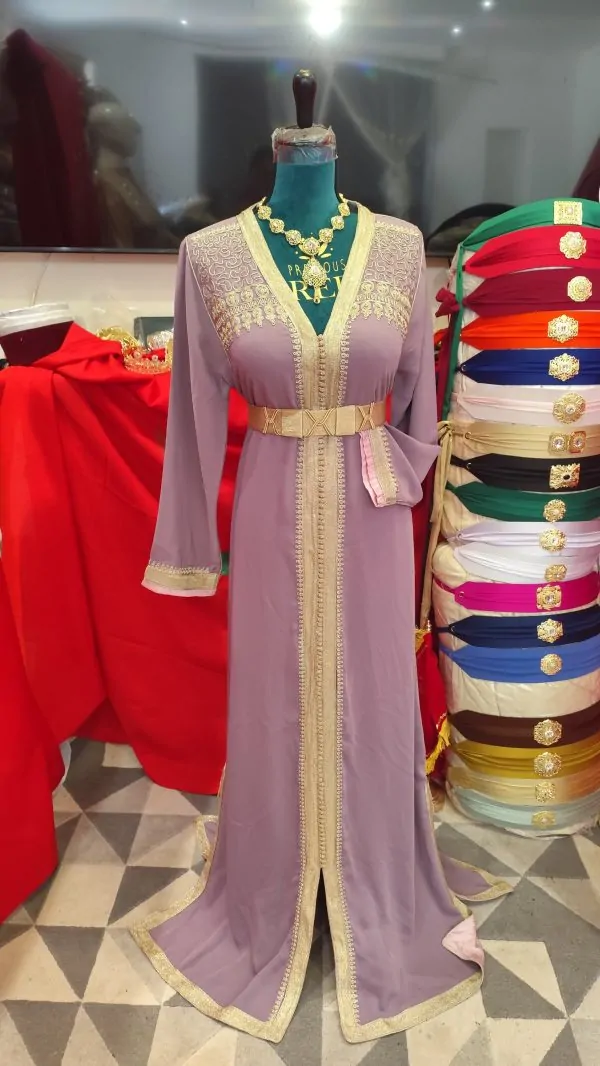 caftan marocain d occasion doublé — photo 3