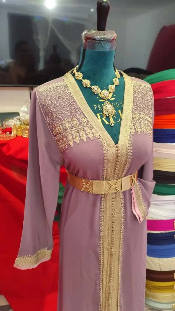 caftan marocain d occasion doublé — photo 6