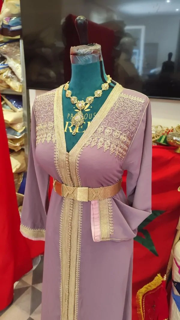 caftan marocain d occasion doublé — photo 7
