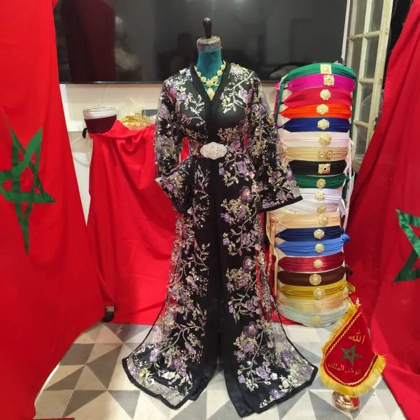 caftan marocain neuf avec ceinture grande taille — photo 13