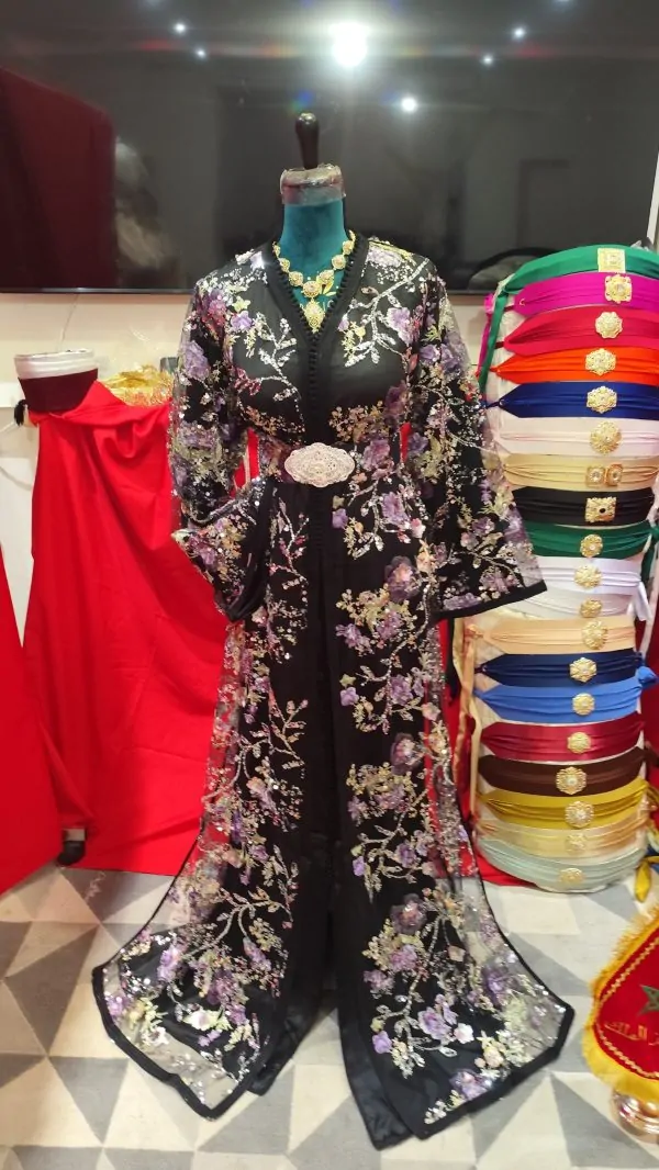 caftan marocain neuf avec ceinture grande taille — photo 12