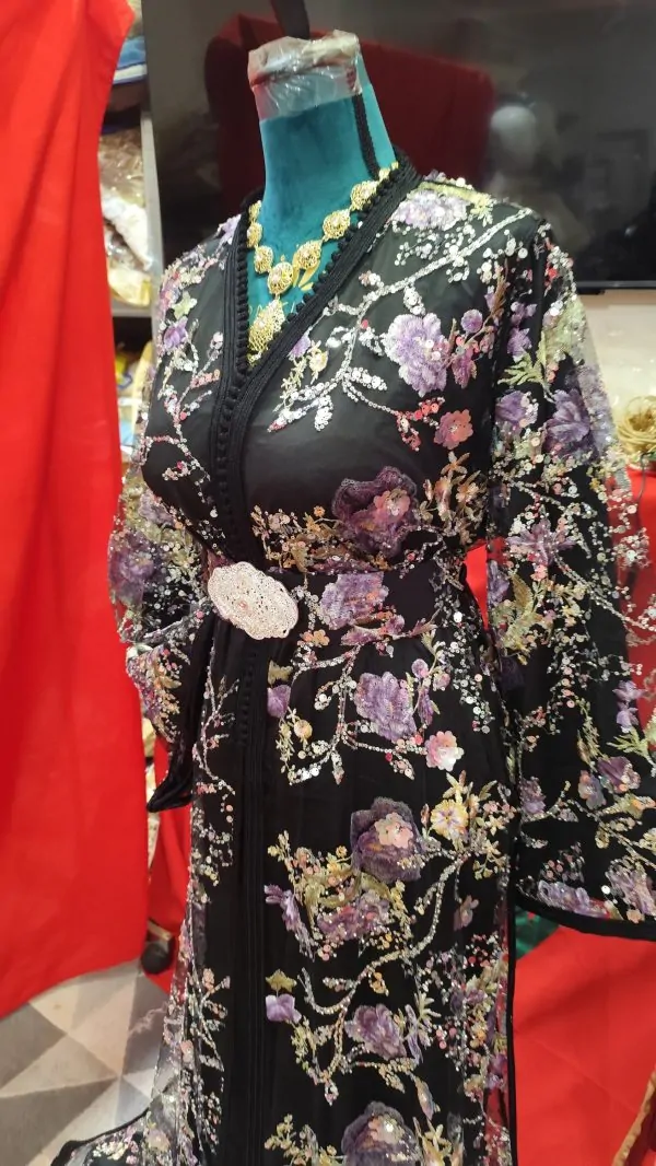 caftan marocain neuf avec ceinture grande taille — photo 6