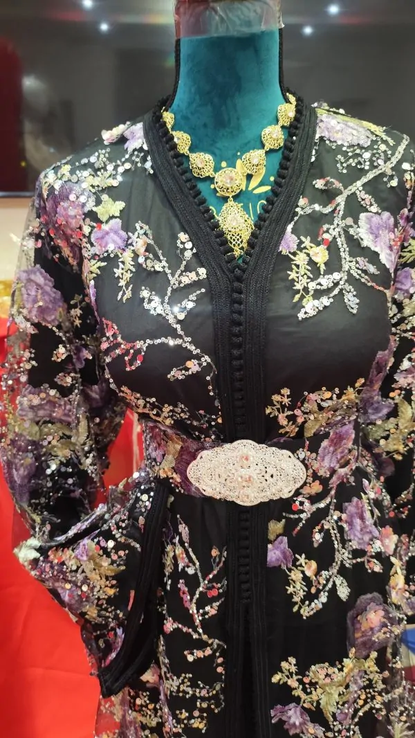 caftan marocain neuf avec ceinture grande taille — photo 8